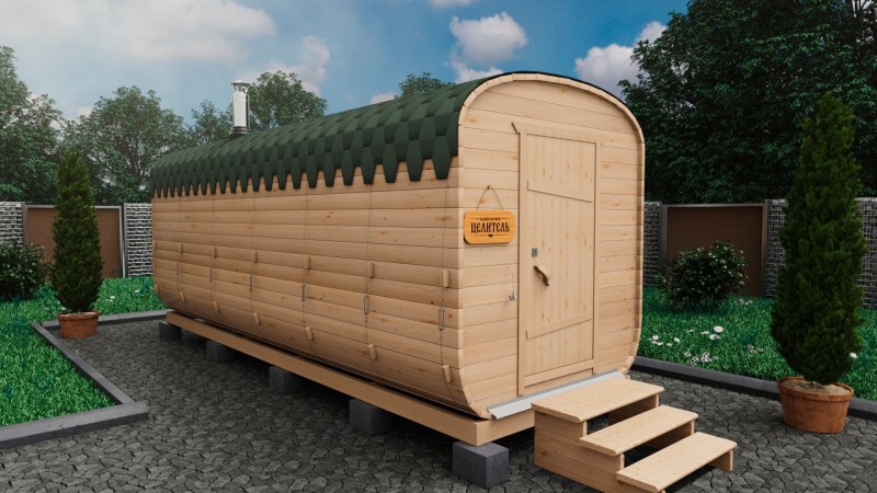 Баня бочка 6 метров